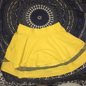 Part sheer, skater skirt